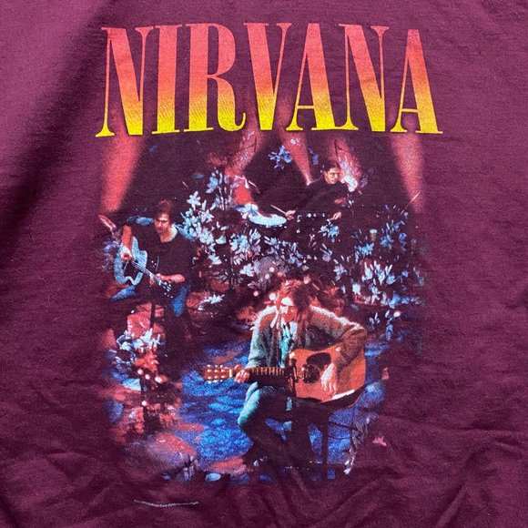 Nirvana Unplugged Oversized Crew Neck 